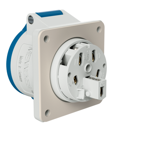 Mennekes | 847 | Spina a muro TA 16A, 3 poli, 6h, 230V, IP44