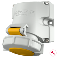 MENNEKES  Presa da parete con TwinCONTACT 9140