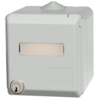 MENNEKES Presa da parete Cepex, grigio 4162