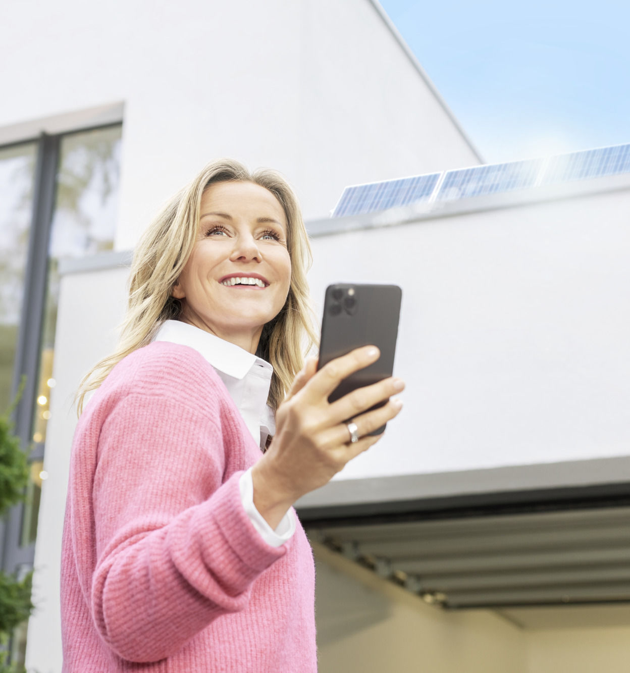 Wallbox Überschussladung über das Handy checken