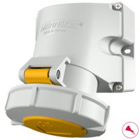 MENNEKES  Presa da parete con TwinCONTACT 9150