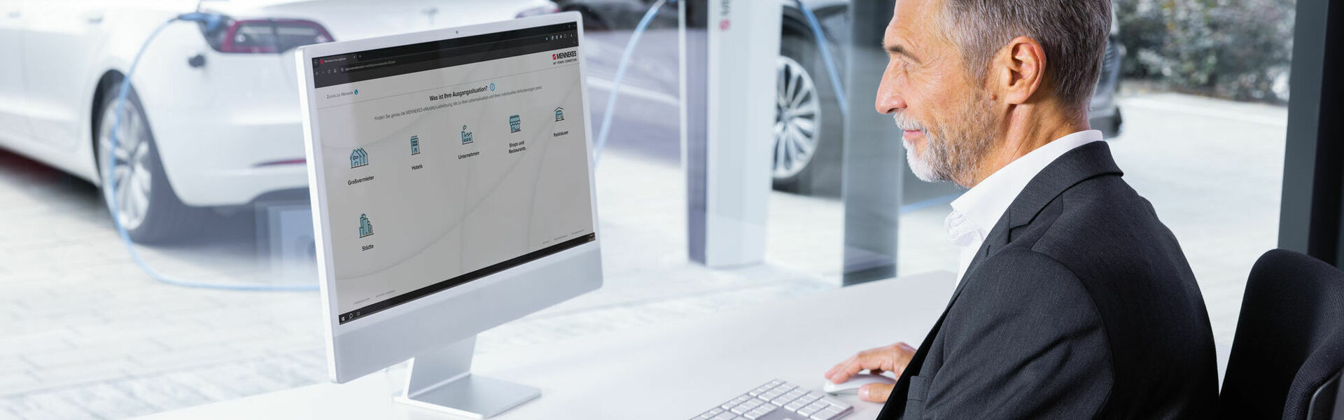 Ladeinfrastruktur für Unternehmen online konfigurieren