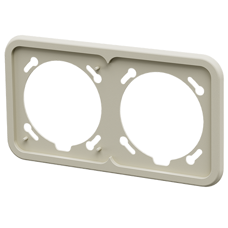 MENNEKES Cepex masking frame, bianco perla 41408