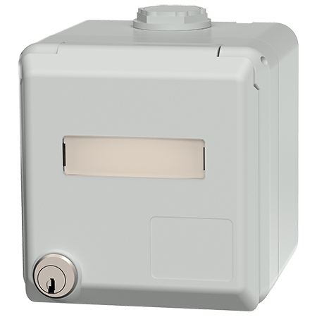 MENNEKES Presa per porte dati Cepex, grigio chiaro 4300