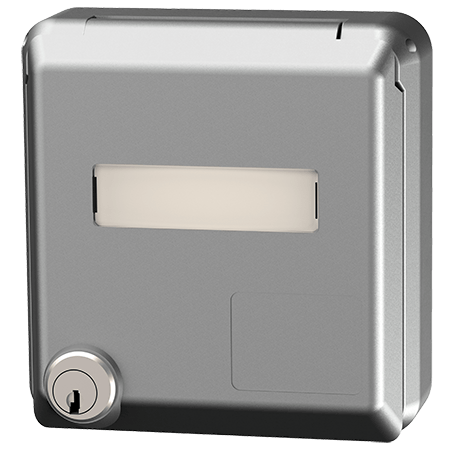 MENNEKES Presa per porte dati Cepex, argento 4326