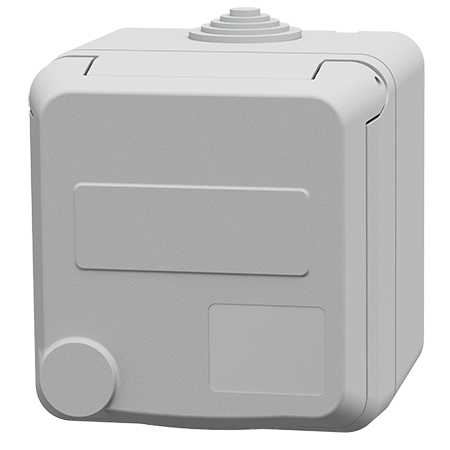 MENNEKES Presa da parete Cepex, grigio chiaro 4805