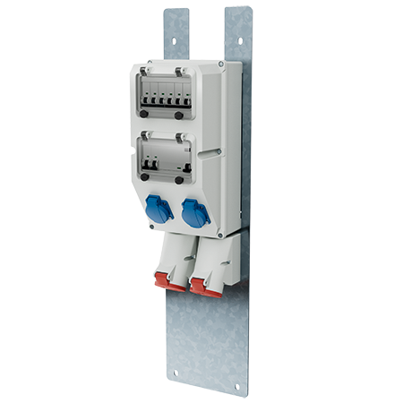 MENNEKES Piastra di fissaggio per colonnine per la distribuzione elettrica 6303909