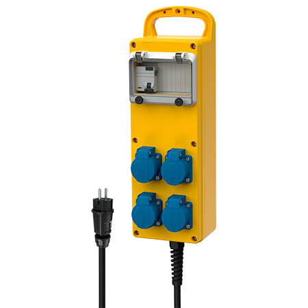 MENNEKES Prese multiple EverGUM con interruttore differenziale di tipo A 70027