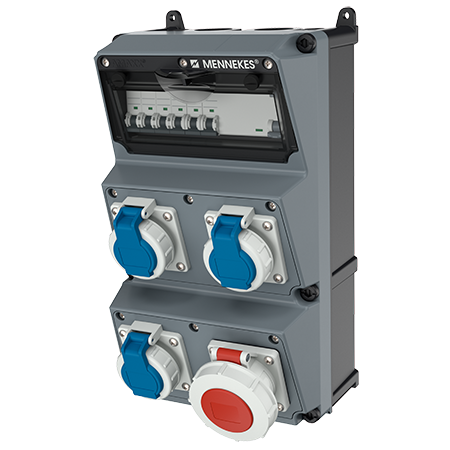 MENNEKES Combinazioni di prese AMAXX® con interruttore differenziale di tipo A 930027