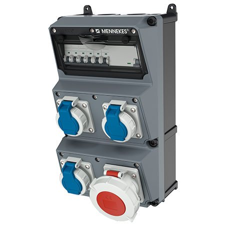 MENNEKES Combinazioni di prese AMAXX® con interruttore differenziale di tipo A 930028